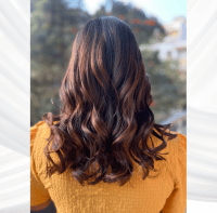 Ash purple hair ombre